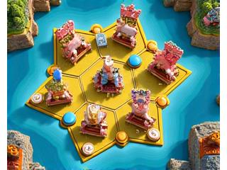 Catan Junior game components for kids